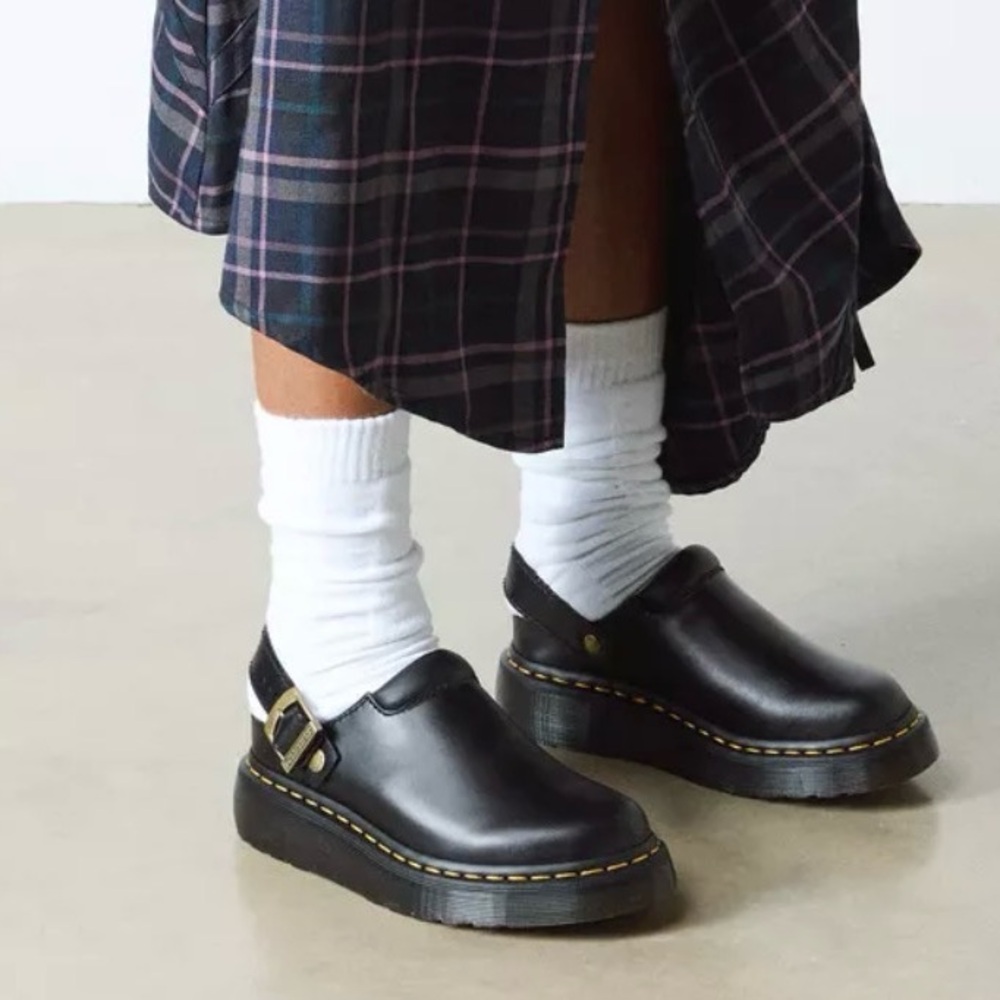 Dr. Martens Black Leather Women's “Archive Mules”, Size 5 - Picture 2 of 11